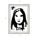 Картина в раме Декор Депо Константин Малютин "Маша" E20 51x36 см