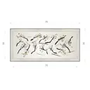 Картина в раме Декор Депо Константин Малютин "Ветки" E20 36x76 см