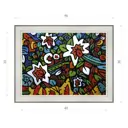 Картина в раме Декор Депо Константин Малютин "Удивлённые цветы" E20 36x46 см