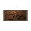 Картина в раме Декор Депо Константин Малютин "Scribens Trabem 07" E21 36x76 см