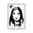 Картина в раме Декор Депо Константин Малютин "Маша" E20 66x46 см