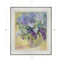 Картина в раме Декор Депо Ксения Черномор "Сирень" E20 36x31 см