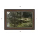 Картина в раме Декор Депо Василий Поленов "Заросший пруд 1879 (Третьяковская галерея)" E21 31x46 см