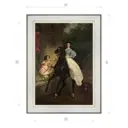 Картина в раме Декор Депо Карл Брюллов "Всадница 1832 (Третьяковская галерея)" E20 41x31 см