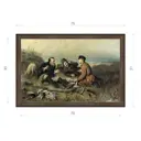 Картина в раме Декор Депо Василий Перов "Охотники на привале 1871 (Третьяковская галерея)" E21 51x76 см