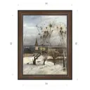 Картина в раме Декор Депо Алексей Саврасов "Грачи прилетели 1871 (Третьяковская галерея)" E21 46x36 см