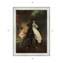 Картина в раме Декор Депо Карл Брюллов "Всадница 1832 (Третьяковская галерея)" E20 61x46 см