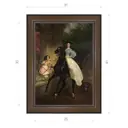 Картина в раме Декор Депо Карл Брюллов "Всадница 1832 (Третьяковская галерея)" E21 41x31 см