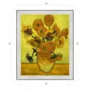 Картина в раме Декор Депо Винсент Ван Гог "Ваза с подсолнухами" E20 56x46 см
