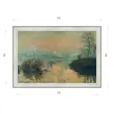 Картина в раме Декор Депо Клод Моне "Закат на Сене зимний эффект" E20 46x66 см