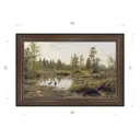 Картина в раме Декор Депо Иван Шишкин "Болото" E21 31x46 см