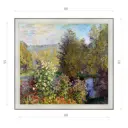 Картина в раме Декор Депо Клод Моне "Уголок сада в Монжероне" E20 61x66 см