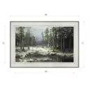 Картина в раме Декор Депо Иван Шишкин "Первый снег" E20 31x46 см