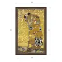 Картина в раме Декор Депо Густав Климт "Упоение любовь" E21 71x46 см