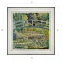 Картина в раме Декор Депо Клод Моне "Японский мостик" E20 31x31 см