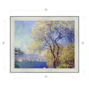 Картина в раме Декор Депо Клод Моне "Антибы вид из сада Салис" E20 46x56 см