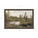 Картина в раме Декор Депо Иван Шишкин "Болото" E21 51x76 см