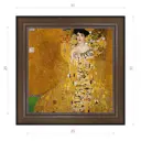 Картина в раме Декор Депо Густав Климт Портрет Адель Блох-Бауэр E21 31x31 см