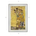 Картина в раме Декор Депо Густав Климт "Упоение любовь" E20 46x31 см