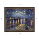 Картина в раме Декор Депо Винсент Ван Гог "Звездная ночь под Роной" E21 46x56 см