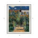 Картина в раме Декор Депо Клод Моне "Сад художника" E20 56x46 см