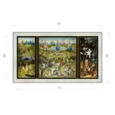 Картина в раме Декор Депо Иероним Босх Сад земных наслаждений E20 46x81 см