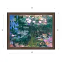 Картина в раме Декор Депо Клод Моне "Водяные лилии" E21 51x66 см