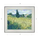 Картина в раме Декор Депо Винсент Ван Гог "Зеленое поле с кипарисом" E20 31x36 см