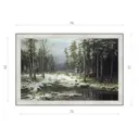 Картина в раме Декор Депо Иван Шишкин "Первый снег" E20 51x76 см