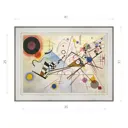 Картина в раме Декор Депо Василий Кандинский "Композиция 8" E20 31x41 см