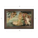 Картина в раме Декор Депо Боттичелли Сандро "Рождение Венеры" E21 31x46 см