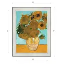 Картина в раме Декор Депо Винсент Ван Гог "Ваза с двенадцатью подсолнухами" E20 46x36 см