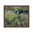 Картина в раме Декор Депо Клод Моне "Женщина с зонтиком в летнем саду" E21 61x71 см