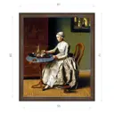 Картина в раме Декор Депо Жан-Этьен Лиотар "Утренний шоколад" E21 71x61 см