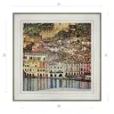 Картина в раме Декор Депо Густав Климт "Мальчесине на озере Гарда" E20 31x31 см