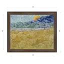 Картина в раме Декор Депо Винсент Ван Гог "Вечерний пейзаж с восходящей луной" E21 46x56 см