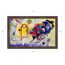 Картина в раме Декор Депо Василий Кандинский "Желтое Красное Синее" E21 46x71 см