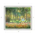 Картина в раме Декор Депо Клод Моне "Семья художника в саду" E20 61x71 см