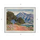 Картина в раме Декор Депо Клод Моне "Кап Мартен 1884" E20 46x56 см