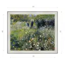 Картина в раме Декор Депо Клод Моне "Женщина с зонтиком в летнем саду" E20 51x61 см