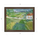 Картина в раме Декор Депо Винсент Ван Гог "Дорога в Овер после дождя" E21 46x56 см