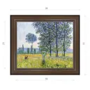 Картина в раме Декор Депо Клод Моне "Эффект солнечного света под тополями" E21 31x36 см