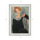 Картина в раме Декор Депо Амедео Модильяни "Женщина с красными волосами" E20 51x36 см