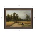 Картина в раме Декор Депо Иван Шишкин "На опушке соснового леса" E21 36x51 см