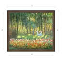 Картина в раме Декор Депо Клод Моне "Семья художника в саду" E21 61x71 см