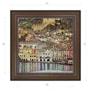 Картина в раме Декор Депо Густав Климт "Мальчесине на озере Гарда" E21 31x31 см