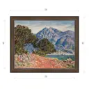 Картина в раме Декор Депо Клод Моне "Кап Мартен 1884" E21 46x56 см