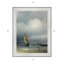 Картина в раме Декор Депо Иван Айвазовский "Финский залив" E20 46x36 см