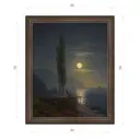 Картина в раме Декор Депо Иван Айвазовский "Фигуры на залитым лунным светом побережье" E21 56x46 см