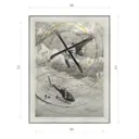 Картина в раме Декор Депо Алексей Макаров "Геликоптер" E20 61x46 см